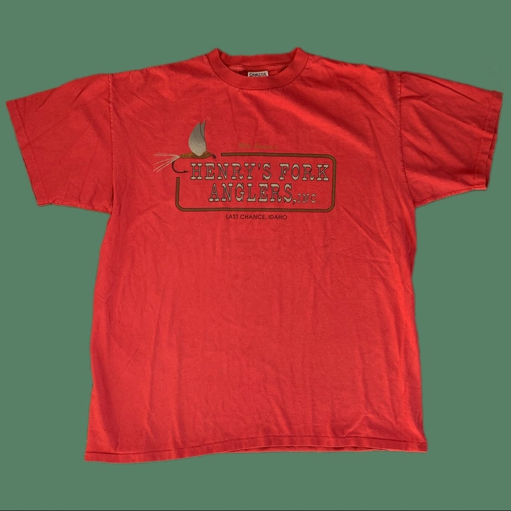Vintage Single Stitch XL Henry's Fork T Shirt